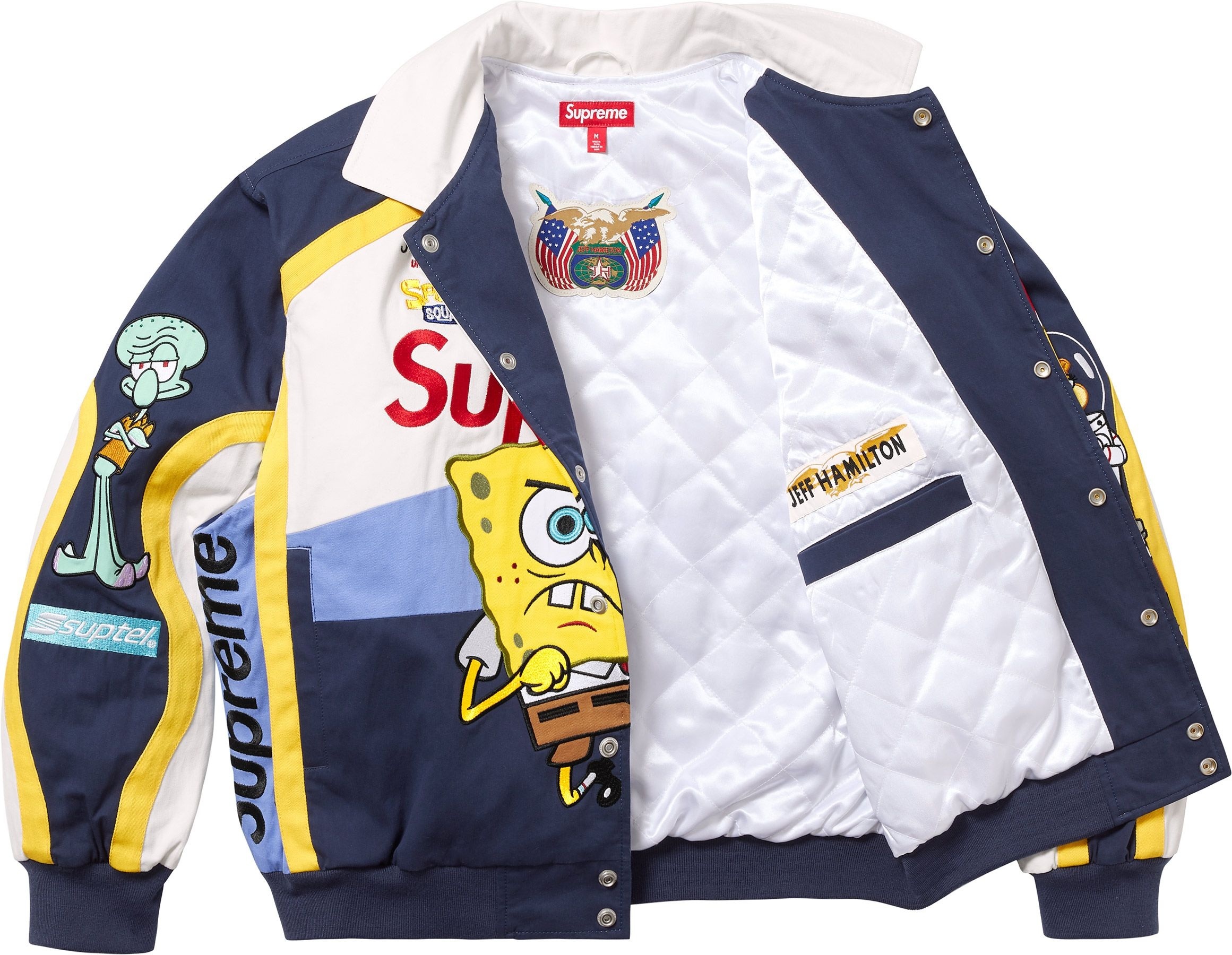 Supreme®/SpongeBob SquarePants Jeff Hamilton Racing Jacket view 10